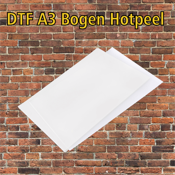 DTF Transferfolie A3 (Hotpeel) 100 Blatt
